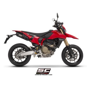 SC Project para DUCATI HYPERMOTARD 698 MONO - RVE (2024 - 2026) - Par de escapes S1-C titanio, negro mate