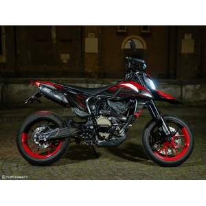 SC Project para DUCATI HYPERMOTARD 698 MONO - RVE (2024 - 2026) - Par de escapes S1-C titanio, negro mate