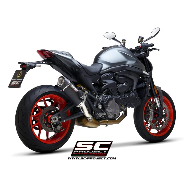 SC Project para DUCATI MONSTER 937 (2021 - 2025) - Escape SC1-S carbono