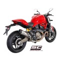 SC Project para DUCATI MONSTER 821 (2014 - 2017) - Escape Conic titanio