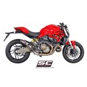 SC Project para DUCATI MONSTER 821 (2014 - 2017) - Escape CR-T carbono