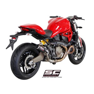 SC Project para DUCATI MONSTER 821 (2014 - 2017) - Escape CR-T carbono