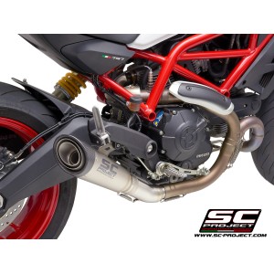 SC Project para DUCATI MONSTER 797 (2017 - 2020) - Escape S1 titanio
