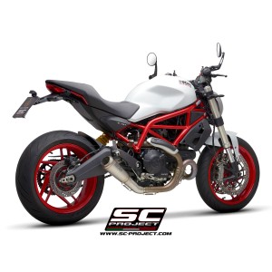 SC Project para DUCATI MONSTER 797 (2017 - 2020) - Escape S1-GP titanio