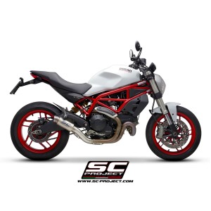 SC Project para DUCATI MONSTER 797 (2017 - 2020) - Escape GP70-R titanio