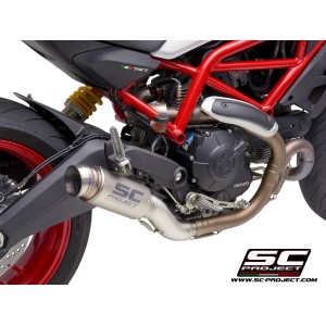 SC Project para DUCATI MONSTER 797 (2017 - 2020) - Escape GP70-R titanio