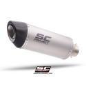 SC Project para DUCATI MONSTER 696 (2009 - 2014) - Par de escapes Oval titanio