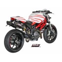 SC Project para DUCATI MONSTER 696 (2009 - 2014) - Par de escapes GP-Tech carbono