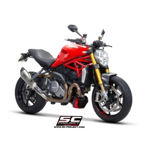 SC Project para DUCATI MONSTER 1200 (2017 - 2021) - S - R - Escape SC1-R titanio