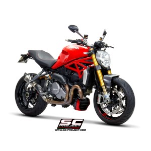 SC Project para DUCATI MONSTER 1200 (2017 - 2021) - S - R - Escape S1 titanio