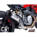 SC Project para DUCATI MONSTER 1200 (2017 - 2021) - S - R - Escape S1 titanio