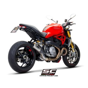 SC Project para DUCATI MONSTER 1200 (2017 - 2021) - S - R - Escape CR-T titanio