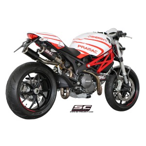 SC Project para DUCATI MONSTER 1100 - S (2009 - 2010) - Par de escapes CR-T carbono
