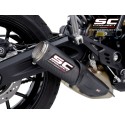 SC Project para DUCATI SCRAMBLER 800 (2025 - 2026) - Escape CR-T carbono, con malla antipiedras