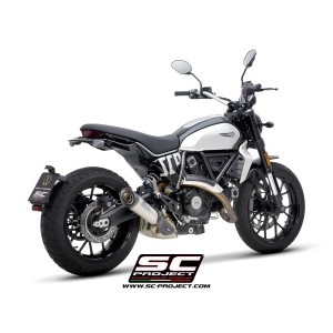 SC Project para DUCATI SCRAMBLER 800 (2025 - 2026) - Escape S1 titanio