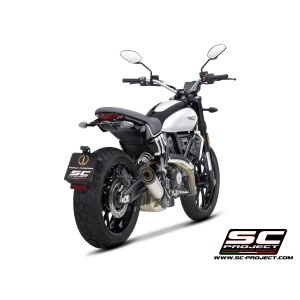 SC Project para DUCATI SCRAMBLER 800 (2025 - 2026) - Escape S1 titanio
