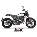 SC Project para DUCATI SCRAMBLER 800 (2025 - 2026) - Escape S1 titanio, negro mate
