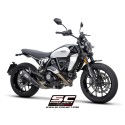 SC Project para DUCATI SCRAMBLER 800 (2025 - 2026) - Escape S1 titanio, negro mate