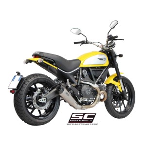 SC Project para DUCATI SCRAMBLER 800 (2015 - 2016) - Escape Conic titanio