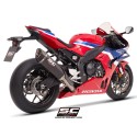 SC Project para HONDA CBR1000RR-R-SP (2024 - 2026) - Escape SC1-R (350mm) carbono, con válvula de escape de titanio