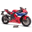 SC Project para HONDA CBR1000RR-R-SP (2024 - 2026) - Escape SC1-R (350mm) carbono, con válvula de escape de titanio