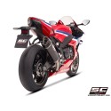 SC Project para HONDA CBR1000RR-R-SP (2024 - 2026) - Escape SC1-R (350mm) carbono, con válvula de escape de titanio