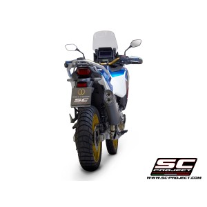 SC Project para HONDA CRF1100L AFRICA TWIN (2020 - 2023) - ADVENTURE - Escape Adventure titanio, negro mate
