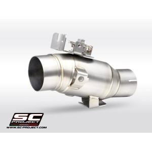 SC Project para HONDA CRF1100L AFRICA TWIN (2020 - 2023) - ADVENTURE - Escape Adventure titanio, negro mate