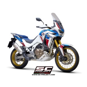 SC Project para HONDA CRF1100L AFRICA TWIN (2020 - 2023) - ADVENTURE - Escape X-Plorer II titanio