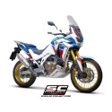 SC Project para HONDA CRF1100L AFRICA TWIN (2020 - 2023) - ADVENTURE - Escape Rally Raid titanio