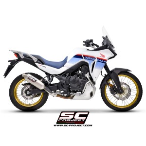 SC Project para HONDA XL750 TRANSALP (2025 - 2026) - Escape Rally Raid titanio