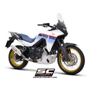 SC Project para HONDA XL750 TRANSALP (2025 - 2026) - Escape Rally Raid titanio