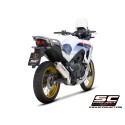 SC Project para HONDA XL750 TRANSALP (2025 - 2026) - Escape Rally Raid titanio
