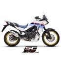 SC Project para HONDA XL750 TRANSALP (2023 - 2024) - Escape Rally Raid titanio