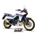 SC Project para HONDA XL750 TRANSALP (2023 - 2024) - Escape Rally Raid titanio