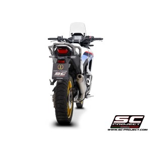 SC Project para HONDA XL750 TRANSALP (2023 - 2024) - Escape Rally Raid titanio