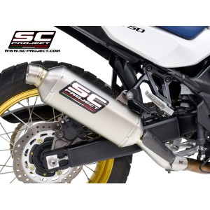 SC Project para HONDA XL750 TRANSALP (2023 - 2024) - Escape Rally Raid titanio