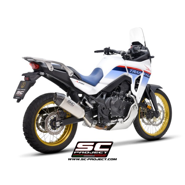 SC Project para HONDA XL750 TRANSALP (2023 - 2024) - Escape X-Plorer II titanio