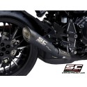 SC Project para HONDA CB1000R (2021 - 2025) - Escape S1 titanio, negro mate