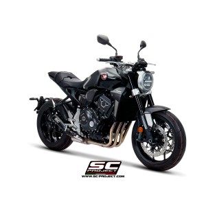 SC Project para HONDA CB1000R (2018 - 2020) - Escape Conico 70s acero inoxidable, negro mate