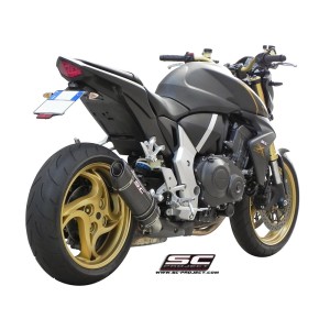 SC Project para HONDA CB1000R (2011 - 2017) - Escape Oval carbono