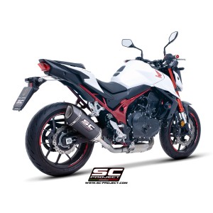 SC Project para HONDA CB750 HORNET (2025 - 2026) - Escape SC1-R carbono