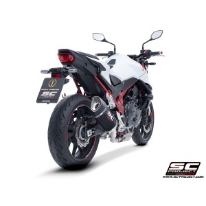 SC Project para HONDA CB750 HORNET (2023 - 2024) - Escape SC1-R carbono
