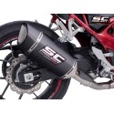 SC Project para HONDA CB750 HORNET (2023 - 2024) - Escape SC1-R carbono