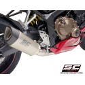 SC Project para HONDA CBR650R (2019 - 2020) - Línea de escape completa 4-1 acero inoxidable, con escape SC1-R titanio