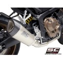 SC Project para HONDA CB650R (2019 - 2020) - Línea de escape completa 4-1 acero inoxidable, con escape SC1-R titanio