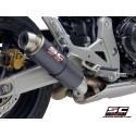 SC Project para HONDA CBR600F (2011 - 2013) - Escape GP-M2 carbono