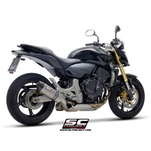 SC Project para HONDA CB600F HORNET (2007 - 2016) - Escape Oval titanio