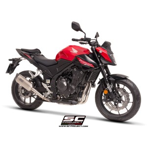 SC Project para HONDA CBR500R (2024 - 2026) - Escape SC1-S titanio