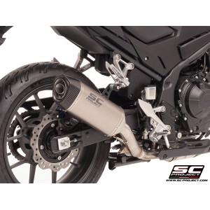 SC Project para HONDA CBR500R (2024 - 2026) - Escape SC1-S titanio